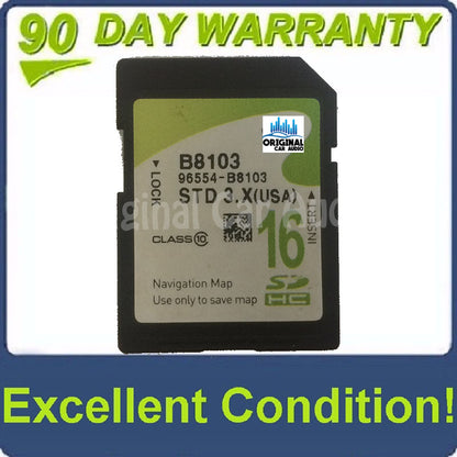 2013 - 2015 Hyundai Santa Fe OEM Navigation Maps Factory SD Card STD 3.X