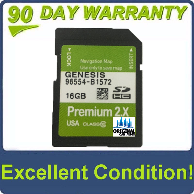2014 - 2016 Hyundai Genesis OEM Navigation Maps Factory SD Card Premium 2.X