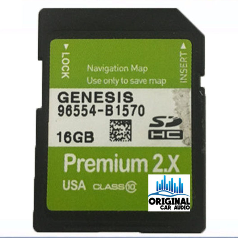 2014 - 2016 Hyundai Genesis OEM Navigation Maps SD Card Premium 2.X
