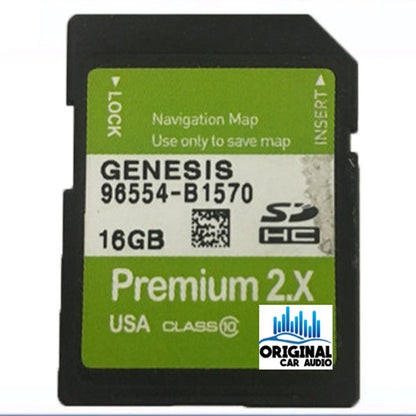 2014 - 2016 Hyundai Genesis OEM Navigation Maps SD Card Premium 2.X