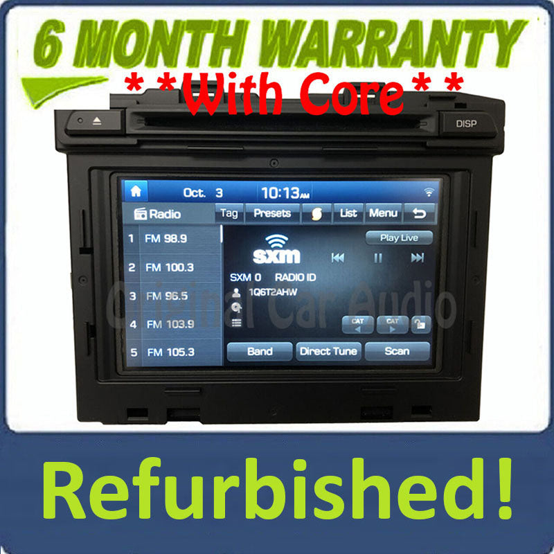 Refurbished 2015 - 2017 Hyundai Sonata OEM Android Auto App CD AM FM Bluetooth Media Receiver