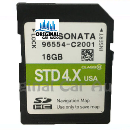 2015 - 2017 Hyundai Sonata OEM Navigation Maps Factory SD Card STD 4.X Ver. 8.5