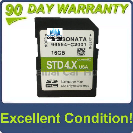2015 - 2017 Hyundai Sonata OEM Navigation Maps Factory SD Card STD 4.X Ver. 8.5