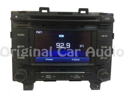 2015 - 2017 Hyundai Sonata OEM AM FM Bluetooth MP3 CD XM Radio Media Player Receiver
