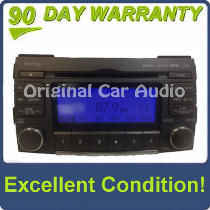 2009 - 2010 Hyundai Sonata Infinity 6 Disc Changer MP3 CD Player XM Radio Receiver