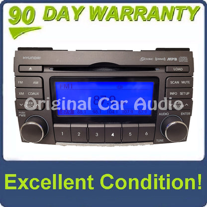 2007 - 2010 Hyundai Sonata OEM AM FM XM Radio 6 Disc Changer Player