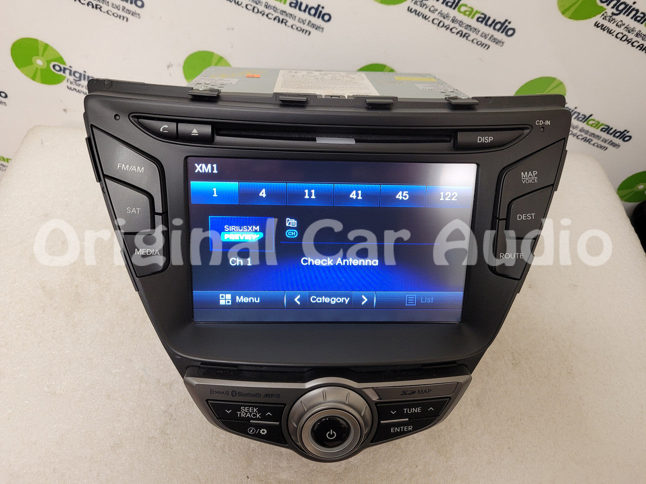Refurbished 2014 - 2016 Hyundai Elantra OEM Navigation XM Bluetooth CD Player Radio
