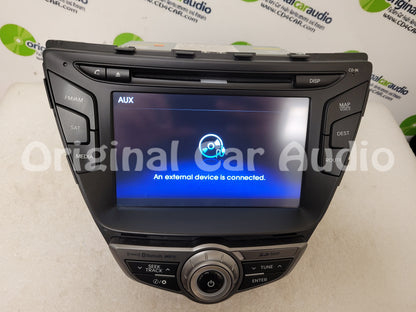 2014 - 2016 Hyundai Elantra OEM Navigation XM Bluetooth CD Player Radio