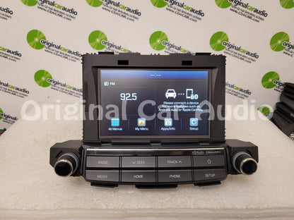 2018 Hyundai Tucson OEM AM FM XM HD Bluetooth 7" Touchscreen Display Radio