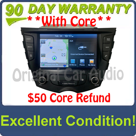 2015 - 2017 Hyundai Veloster Radio Receiver W/ Navigation 96560-2V7114SD