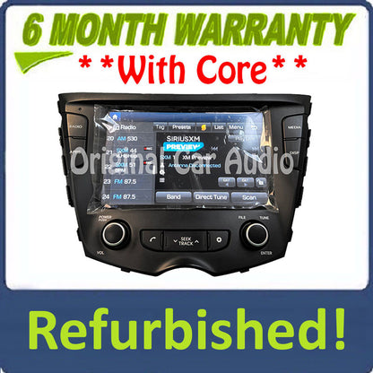 Refurbished 2016-2017 Hyundai Veloster AM FM Radio Receiver Display