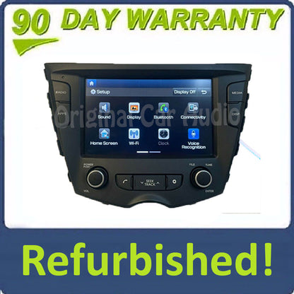 Refurbished 2016 - 2017 Hyundai Veloster OEM Touch Screen Multi Media Radio Receiver