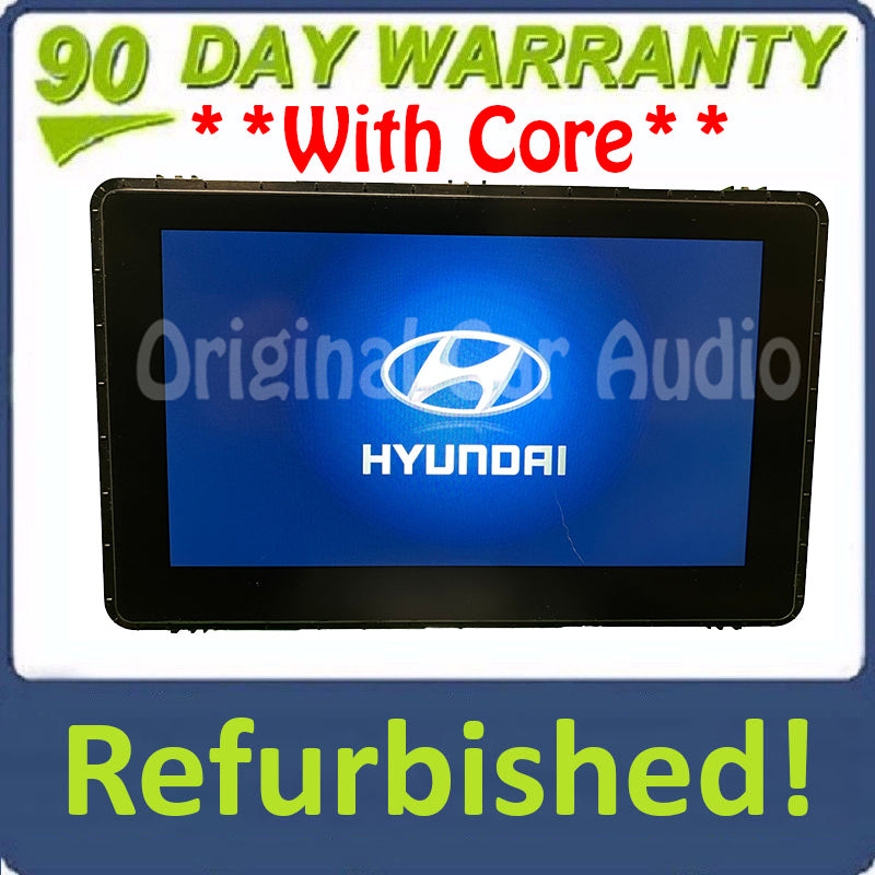 Refurbished 2020 - 2022 Hyundai Palisade OEM Radio Receiver Display Screen 96160S8700