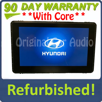 Refurbished 2020 - 2022 Hyundai Palisade OEM Radio Receiver Display Screen 96160S8700