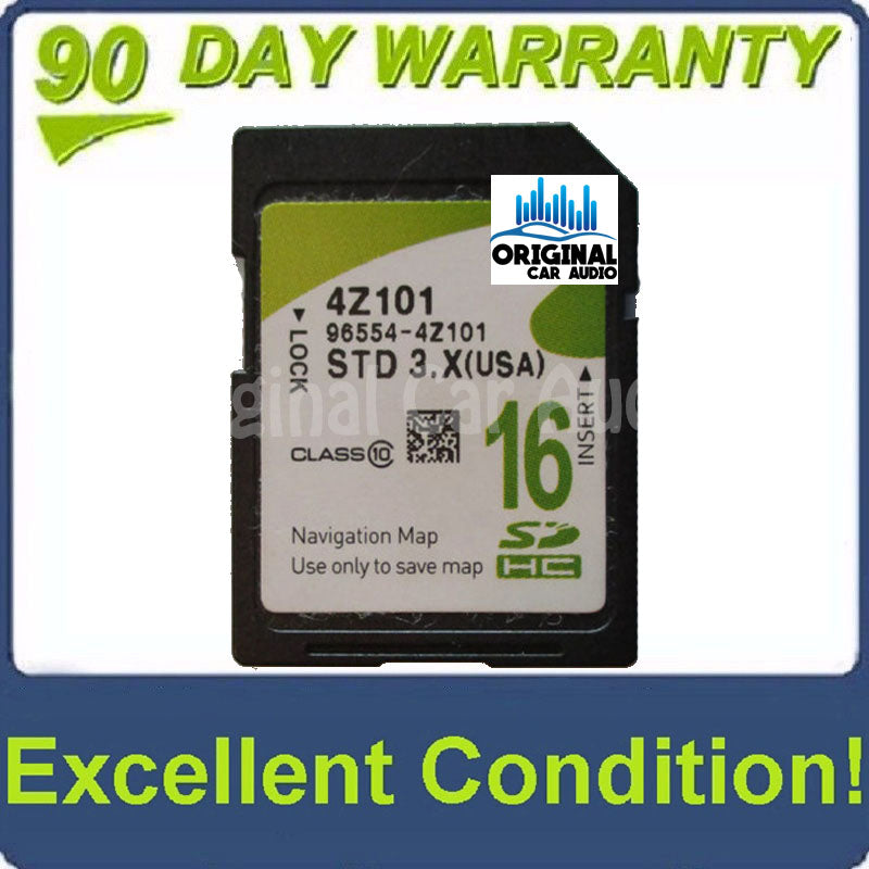 2013 - 2015 Hyundai Santa Fe OEM Navigation Maps SD Card STD 4Z101