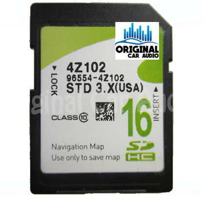 2013 - 2015 Hyundai Santa Fe OEM Navigation Maps SD Card STD 4Z102