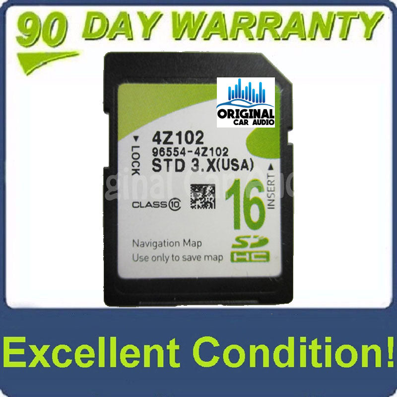 2013 - 2015 Hyundai Santa Fe OEM Navigation Maps SD Card STD 4Z102