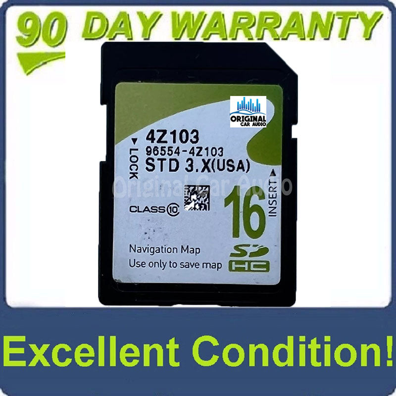 2013 - 2015 Hyundai Santa Fe OEM Navigation Maps SD Card STD 4Z103