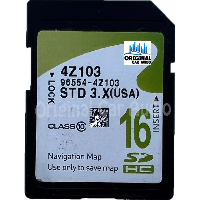 2013 - 2015 Hyundai Santa Fe OEM Navigation Maps SD Card STD 4Z103