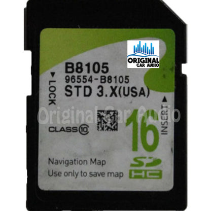 2013 - 2015 Hyundai Santa Fe OEM Navigation Maps Factory SD Card STD 3.X B8105