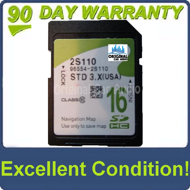 2013 - 2015 Hyundai Tucson OEM Navigation Maps Factory SD Card STD 3.X 2S110