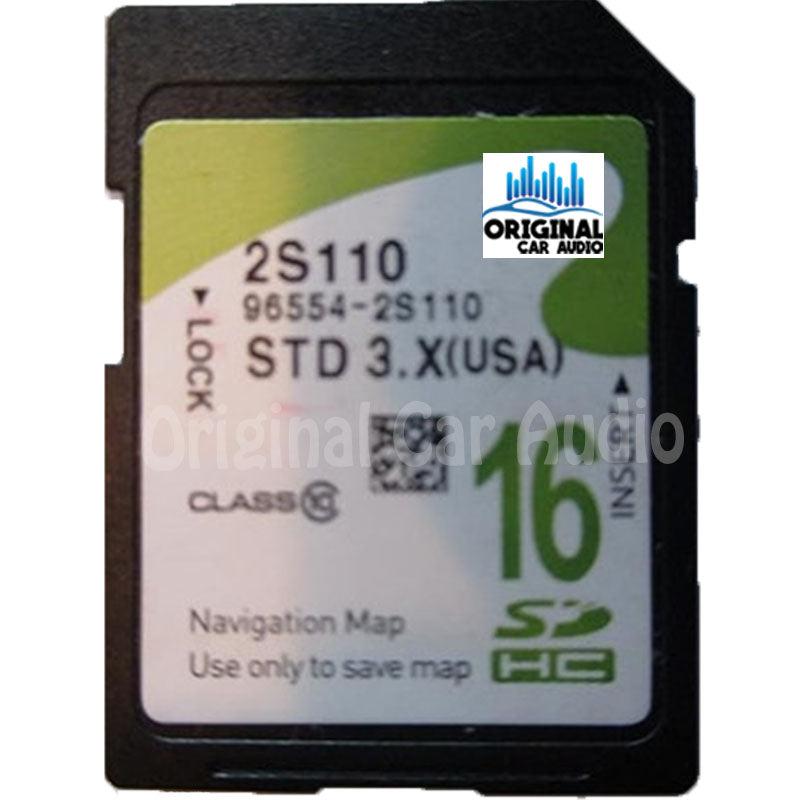 2013 - 2015 Hyundai Tucson OEM Navigation Maps Factory SD Card STD 3.X 2S110