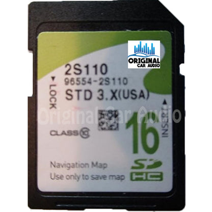 2013 - 2015 Hyundai Tucson OEM Navigation Maps Factory SD Card STD 3.X 2S110