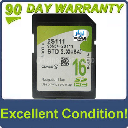 2013 - 2015 Hyundai Tucson OEM Navigation Maps Factory SD Card STD 3.X 2S111