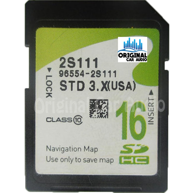 2013 - 2015 Hyundai Tucson OEM Navigation Maps Factory SD Card STD 3.X 2S111