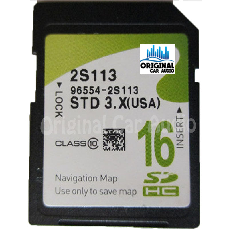 2013 - 2015 Hyundai Tucson OEM Navigation Maps Factory SD Card STD 3.X 2S113