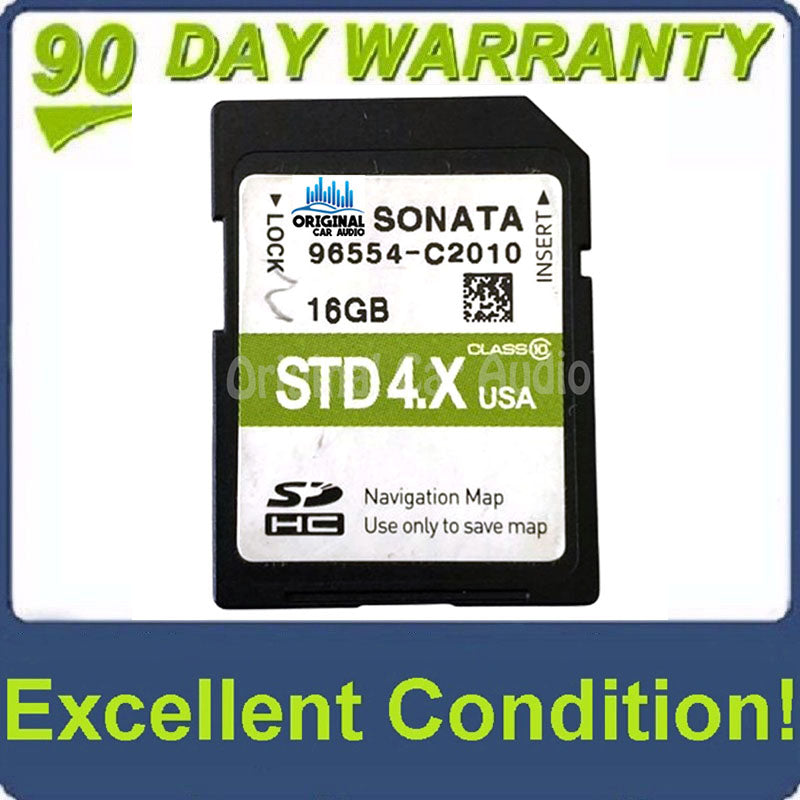 2015 - 2017 Hyundai Sonata OEM Navigation Maps Factory SD Card STD 4.X C2010