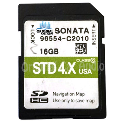 2015 - 2017 Hyundai Sonata OEM Navigation Maps Factory SD Card STD 4.X C2010