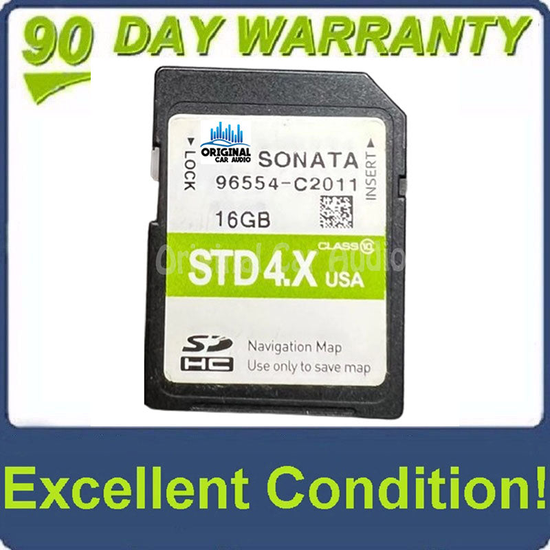 2015 - 2017 Hyundai Sonata OEM Navigation Maps Factory SD Card STD 4.X C2011