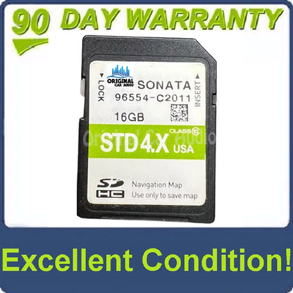 2015 - 2017 Hyundai Sonata OEM Navigation Maps Factory SD Card STD 4.X C2011