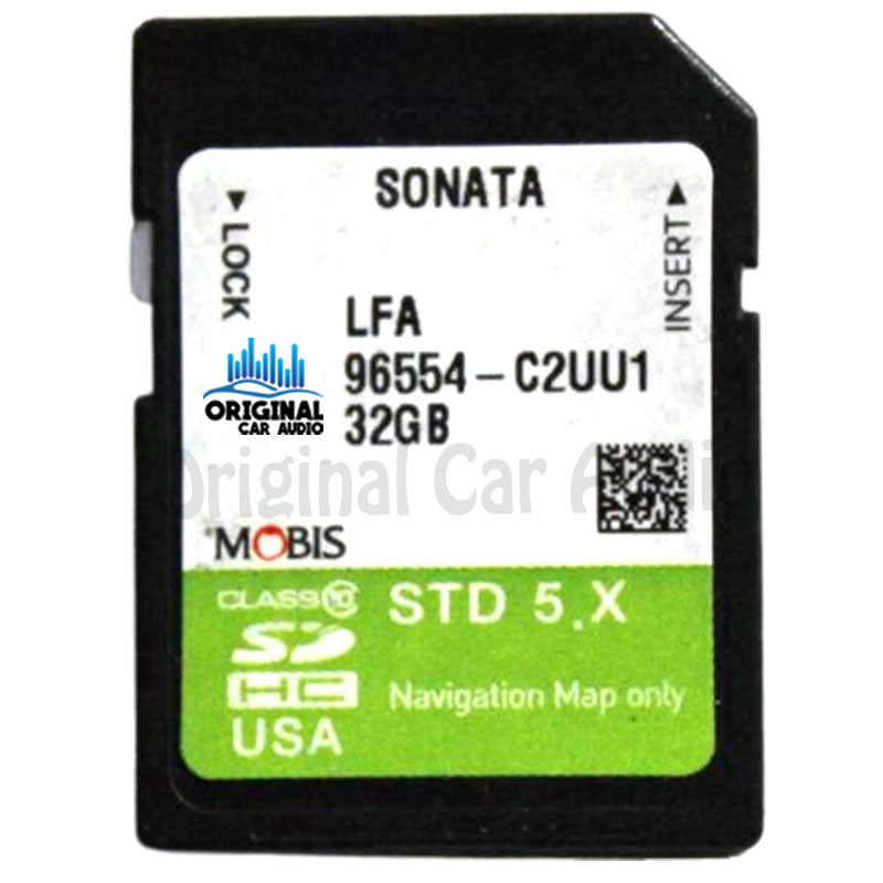 2018 - 2019 Hyundai Sonata OEM Navigation Maps Factory SD Card STD 5.X C2UU1