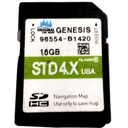 2014 - 2016 Hyundai Genesis OEM Navigation Maps Factory SD Card STD 4.X B1420