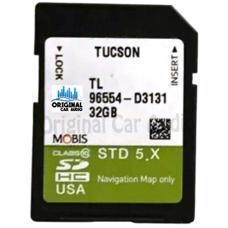 2016 - 2018 Hyundai Tucson OEM Navigation Maps Factory SD Card STD 5.X D3130