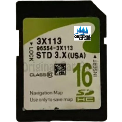 2016 - 2018 Hyundai Elantra OEM Navigation Maps Factory SD Card STD 4.X 3X113