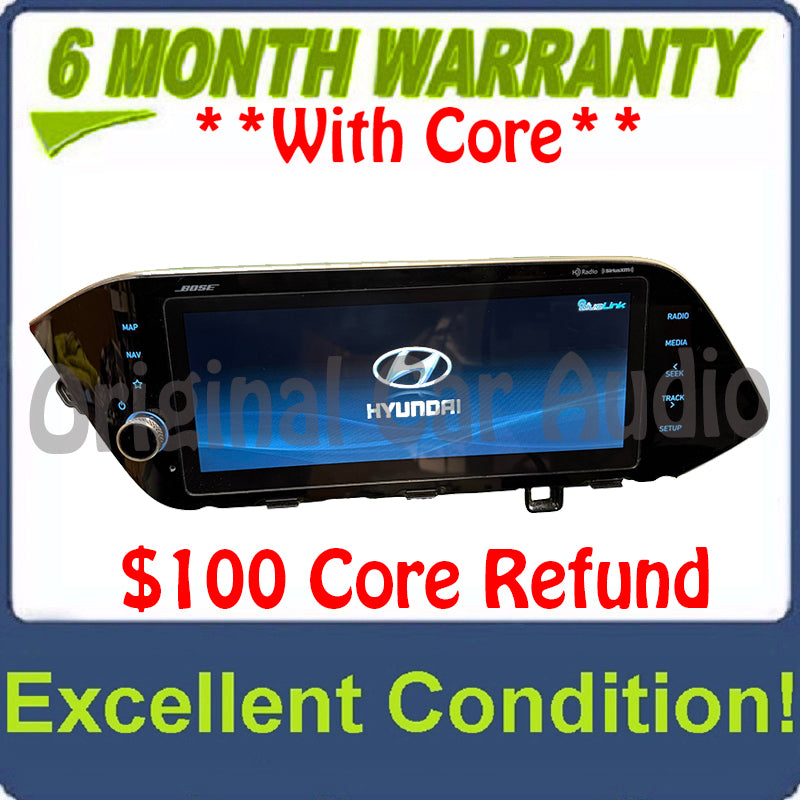 2020 - 2023 Hyundai Sonata OEM BOSE Premium Sound Apple Car Play Android Auto Multi Media Touch Screen Radio Receiver