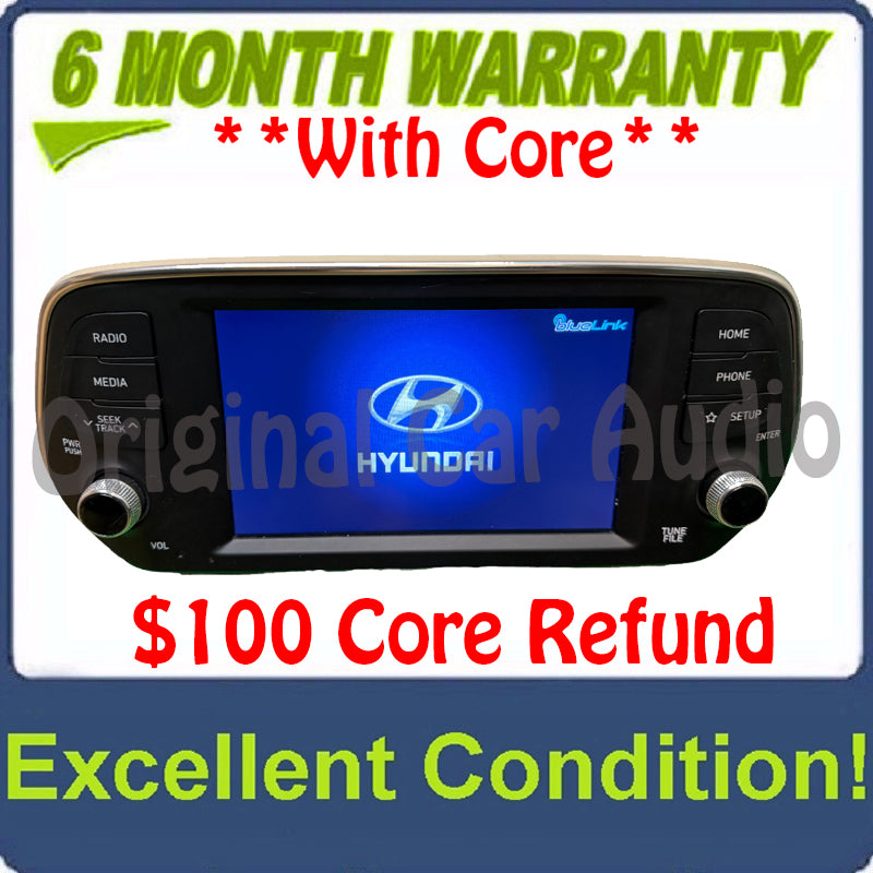 2019 - 2020 Hyundai Sante Fe OEM Premium Sound Apple Car Play Android Auto Multi Media Touch Screen HD XM Radio Receiver