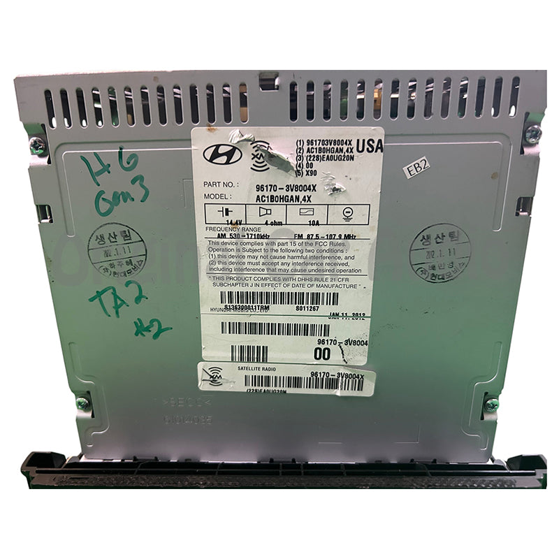 2011 - 2014 Hyundai Azera OEM Audio AM FM XM CD Player Radio Receiver