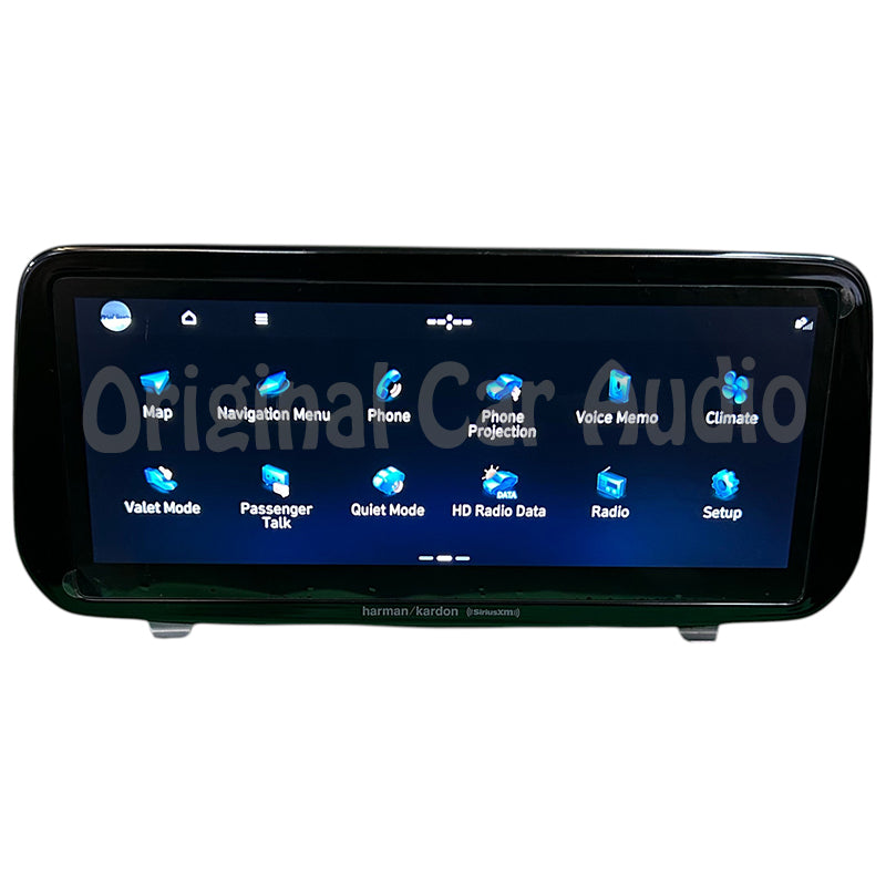 Refurbished 2021 - 2023 Hyundai Santa Fe OEM Navigation XM Harman Kardon Radio Receiver Info Display Screen