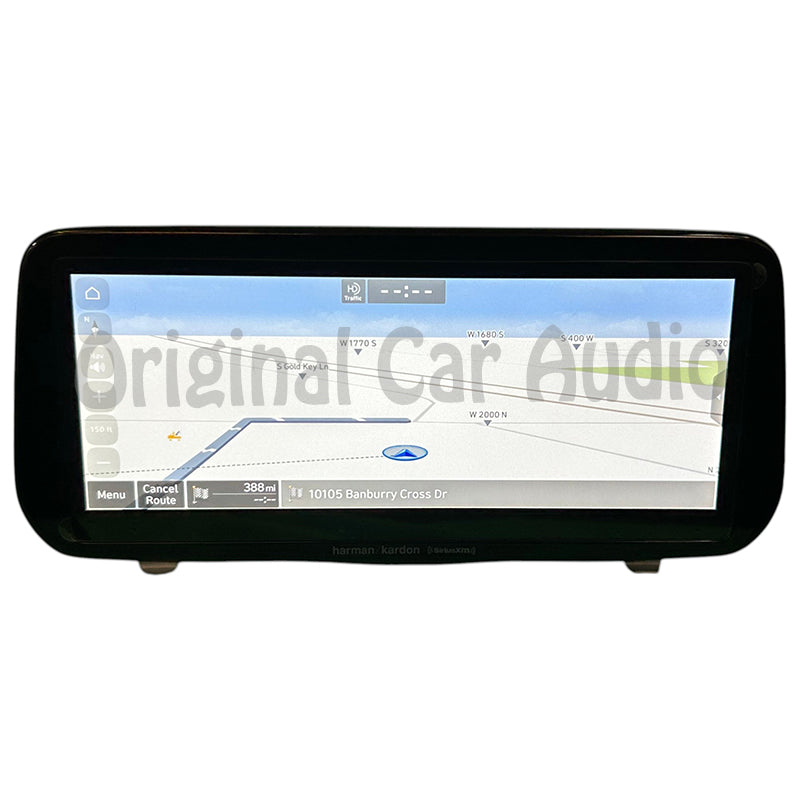 Refurbished 2021 - 2023 Hyundai Santa Fe OEM Navigation XM Harman Kardon Radio Receiver Info Display Screen