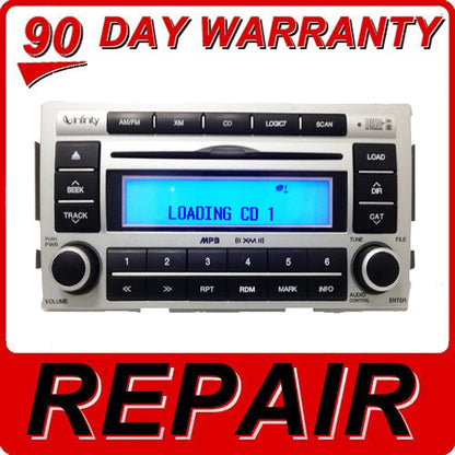REPAIR 2007 2008 Hyundai Sante FE  Factory OEM 6 Disc CD Changer Radio
