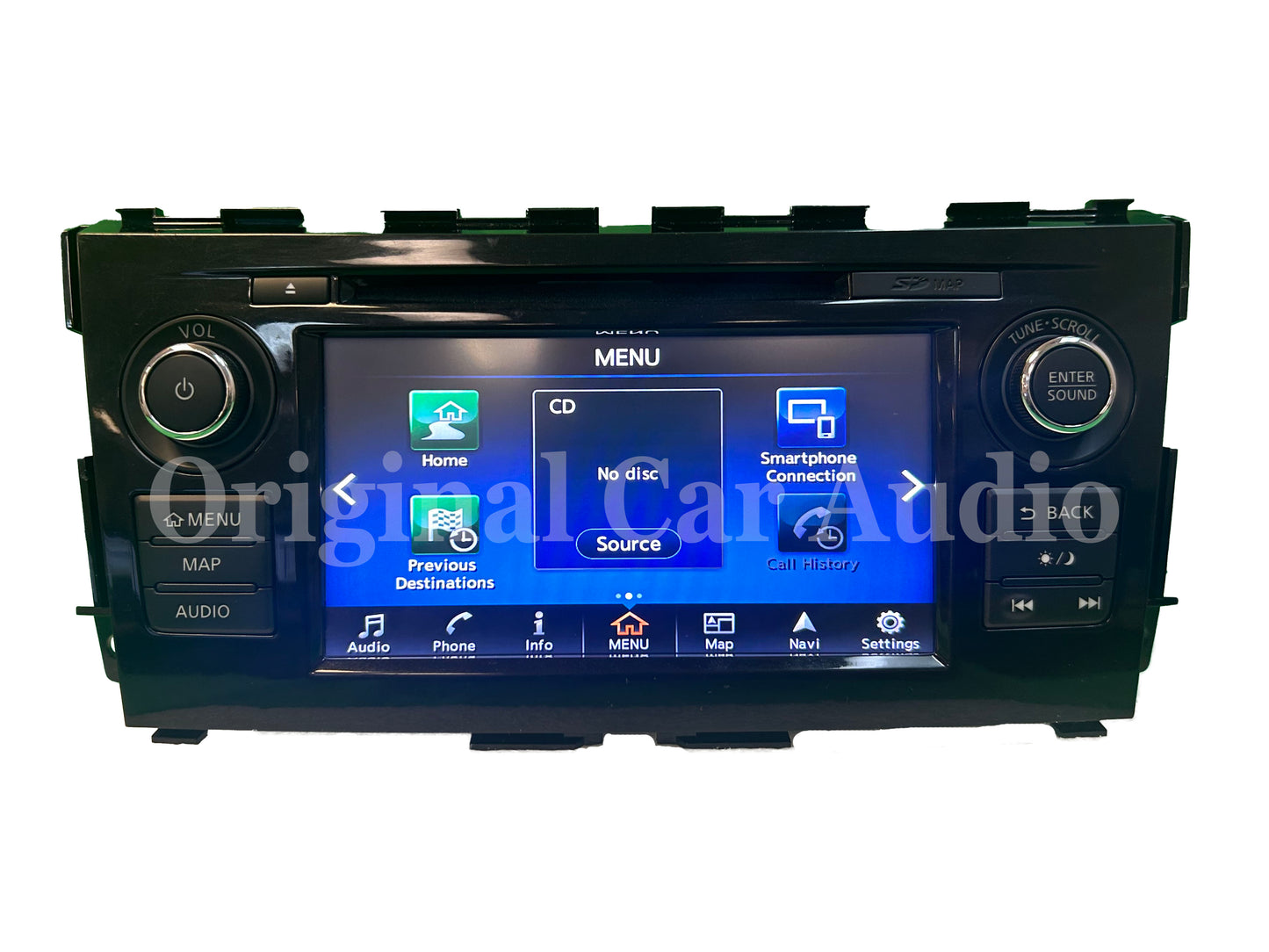 2018 Nissan Altima Navigation Radio Receiver AM-FM w/ CD Player 259159HU0B OEM