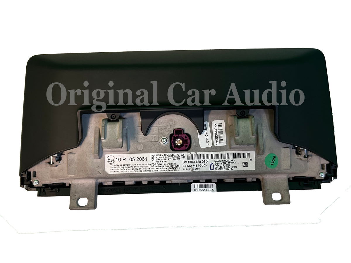 2017 - 2019 BMW 3 Series 4 Series Information Display Screen