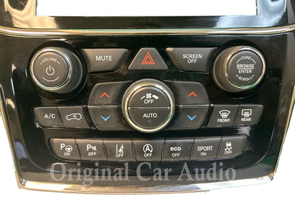 2019 - 2022 Jeep GRAND CHEROKEE 8.4" Nav Uconnect Screen Climate Control Bezel Only