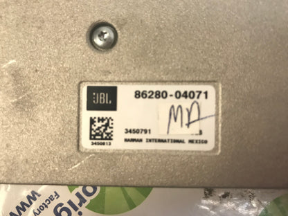 2018 - 2022 Toyota Tacoma JBL OEM Amp Premium Amplifier