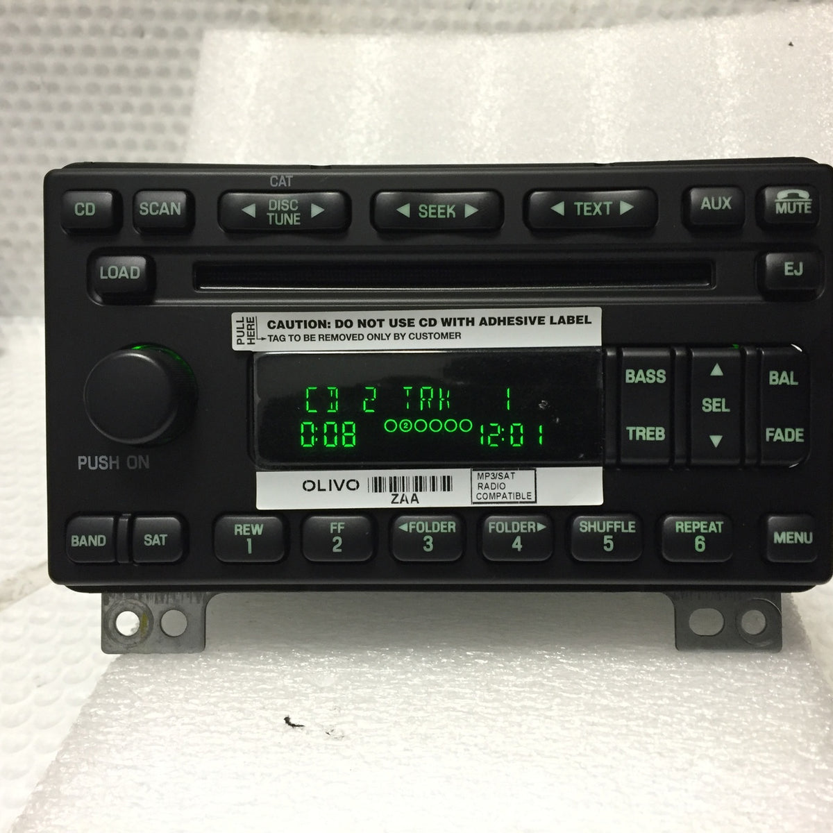 NEW FORD Explorer Expedition Mustang MERCURY Mountaineer Radio Stereo 6 Disc Changer MP3 CD Player SIRIUS XM Satellite 2004 2005 2006 OEM