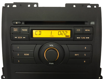 2009 - 2012 NISSAN Xterra Frontier OEM Radio Stereo Single CD Player w/ Bezel Trim no Climate
